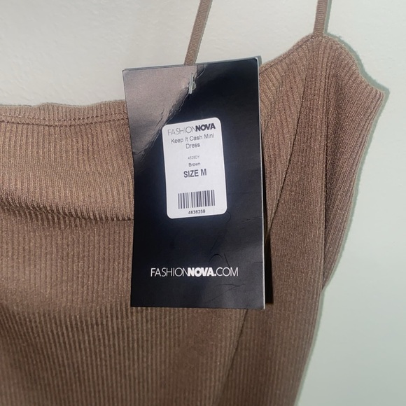 Fashion Nova Keep It Cash Mini Dress, Sz. Med - Picture 4 of 5